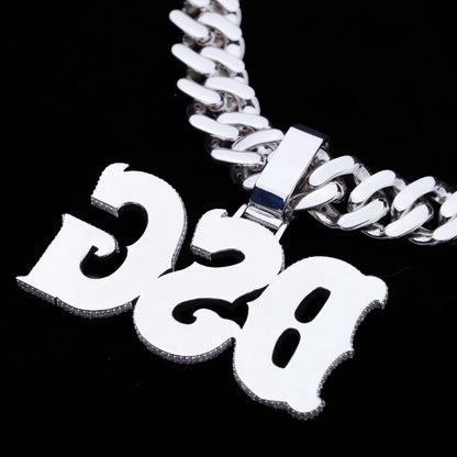 Custom Letters Freibeuter Font Necklace