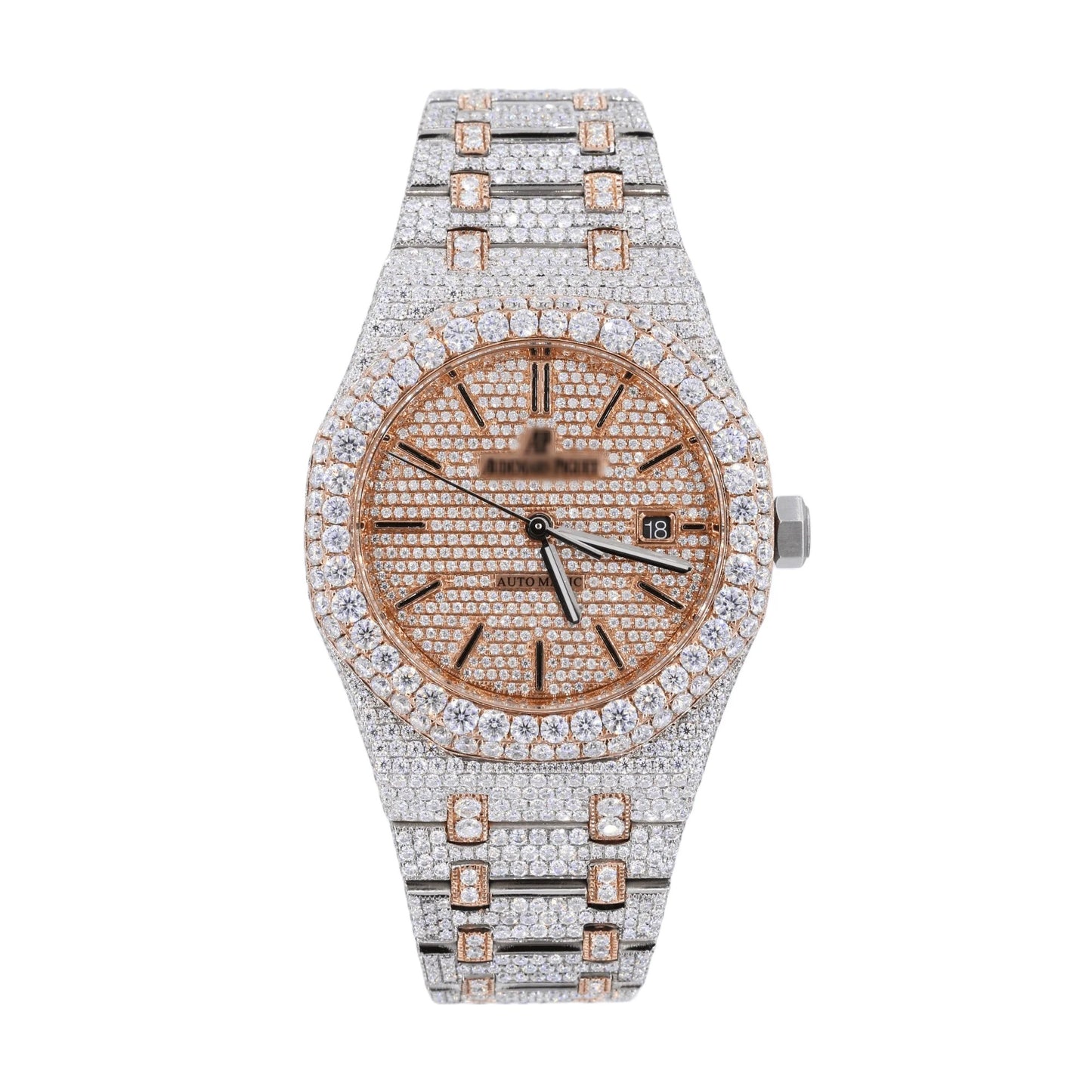 41mm Stainless Steel Rose Gold two tone Royal Oak