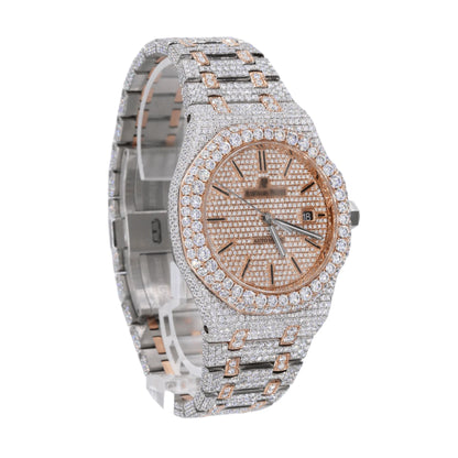 41mm Stainless Steel Rose Gold two tone Royal Oak